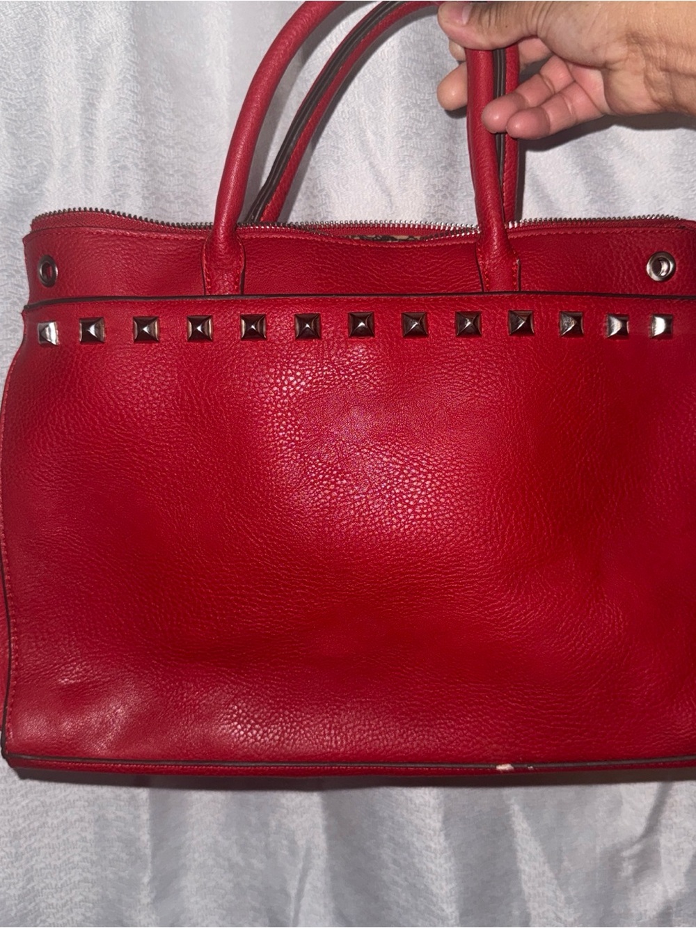 Carlos red handbag